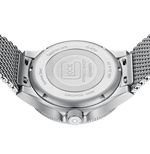 GLOCK Rotating-Bezel Watch in Stainless Steel, Black Dial, Silver-Tone Mesh Bracelet