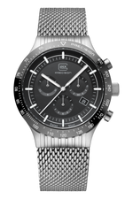 GLOCK Limited Edition Swiss Chronograph Watch in Stainless Steel, Black Dial, Black Strap