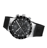 GLOCK Limited Edition Swiss Chronograph Watch in Stainless Steel, Black Dial, Black Strap