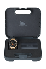 GLOCK Swiss Chronograph Watch in Coyote Steel, Black Dial, Coyote Bracelet (GW-35-2-22)