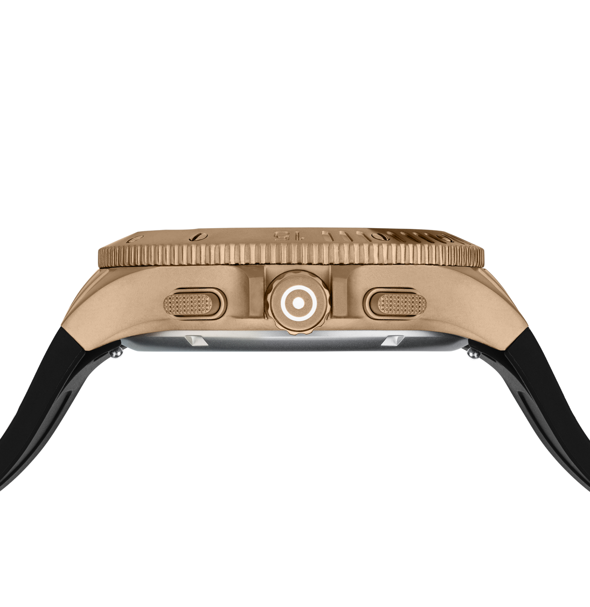 GLOCK Swiss Chronograph Watch in Coyote Steel, Black Dial, Camouflage Desert Strap