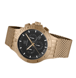 GLOCK Swiss Chronograph Watch in Coyote Steel, Black Dial, Coyote Bracelet (GW-42-1-24)