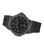 GLOCK Quartz Watch in Black Steel, Black Dial, Black Strap