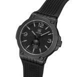 GLOCK Quartz Watch in Black Steel, Black Dial, Black Strap