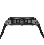 GLOCK Quartz Watch in Black Steel, Black Dial, Black Strap