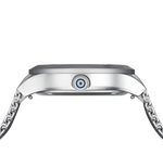 GLOCK Titanium Solar Watch in Titanium, Blue Dial, Silver-Tone Bracelet