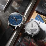 Sternglas "Hamburg Chrono Edition Küste" Quartz Chronograph in Steel, Dark Blue Dial