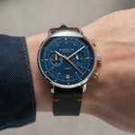 Sternglas "Hamburg Chrono Edition Küste" Quartz Chronograph in Steel, Dark Blue Dial
