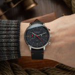Sternglas "Hamburg Chrono Edition Neuwerk" Quartz Chronograph in Steel, Anthracite Dial