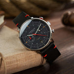 Sternglas "Hamburg Chrono Edition Neuwerk" Quartz Chronograph in Steel, Anthracite Dial
