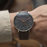Sternglas "Hamburg Neugraphit" Quartz Watch in Stainless Steel, Graphite Dial