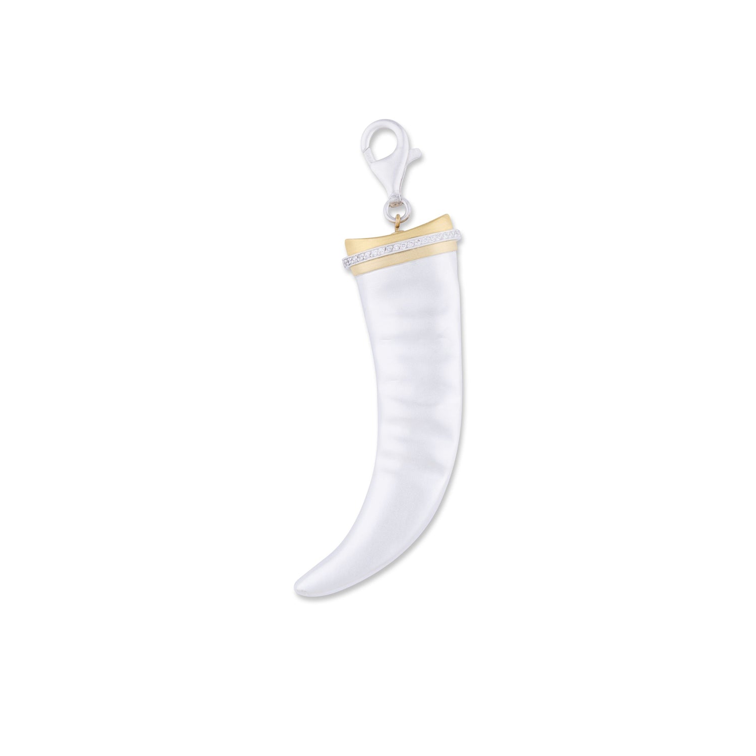 "Horn" Diamond Pendant
