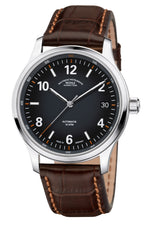 Mühle-Glashütte "Lunova Date" Automatic in SS, Black Dial