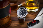 Mühle-Glashütte "Lunova Date" Automatic in SS, Black Dial
