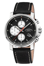 Mühle-Glashütte "29er Chronograph" Automatic in SS, Black Dial