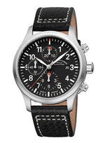 Mühle-Glashütte "Terrasport I Chronograph" Automatic in SS, Black Dial