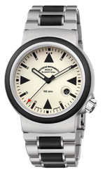Mühle-Glashütte "S.A.R. Rescue-Timer" Automatic Diver in SS, Cream LUMEN Dial