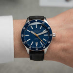 Sternglas "Marus 2.0 Edition Küste" Automatic Dive Watch in Steel, Dark Blue Dial