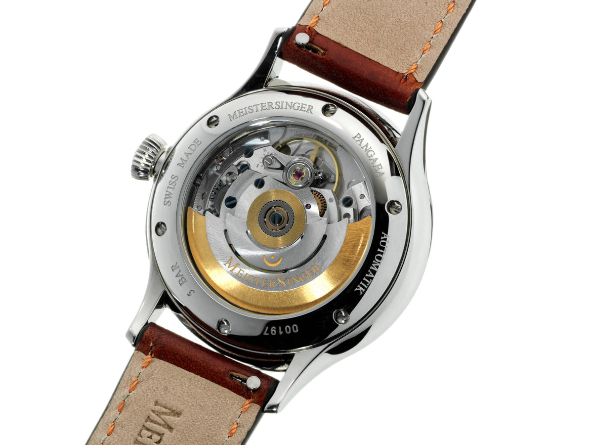 MeisterSinger "Pangaea" Single-Hand Automatic in SS, Aventurine Dial