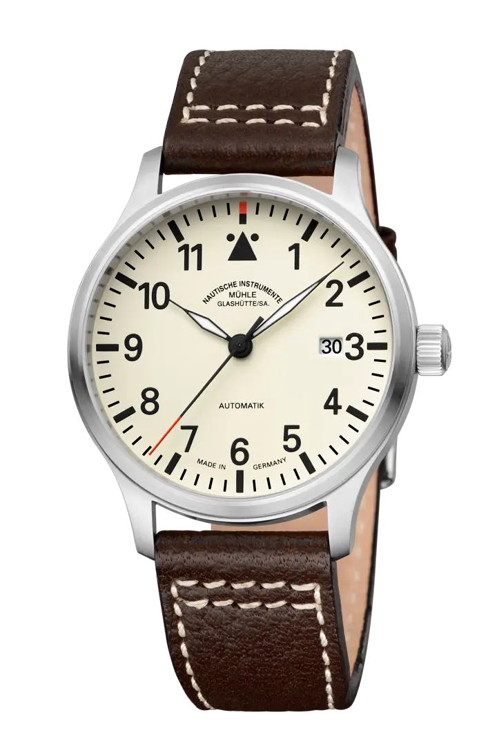 Mühle-Glashütte "Terrasport II" Automatic in SS, Cream Dial