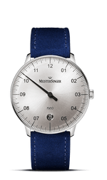 MeisterSinger "Neo" Single-Hand Automatic in SS, Silver Dial