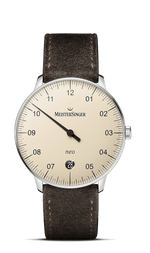 MeisterSinger "Neo" Single-Hand Automatic in SS, Ivory Dial