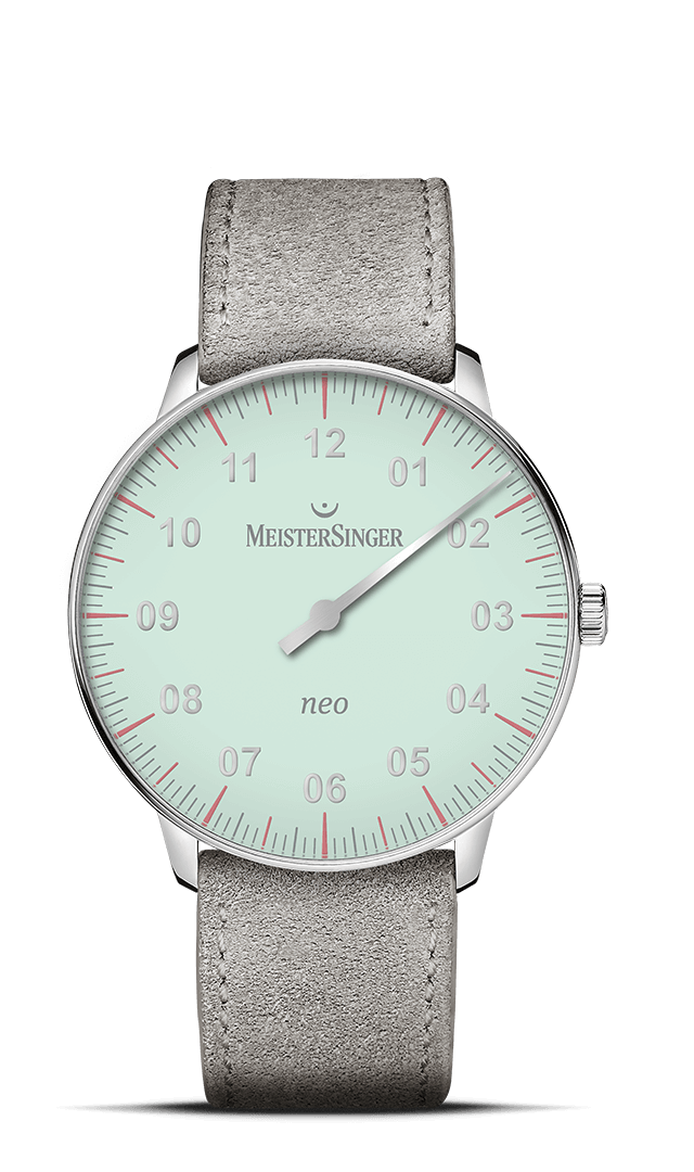 MeisterSinger "Neo Special" Single-Hand Automatic in SS, Light Green Dial