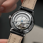 Sternglas "Naos Automatic Edition 60" Watch in Steel, White and Grey Dial