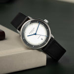 Sternglas "Naos Automatic Edition 60" Watch in Steel, White and Grey Dial