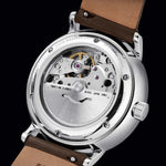 Sternglas "Naos Automatic" Watch in Stainless Steel, White Dial