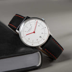 Sternglas "Naos Edition Bremen" Quartz Watch in Stainless Steel, White Dial