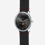 Sternglas "Naos Moonphase Edition Neuwerk" Quartz Watch in Steel, Storm Grey Dial