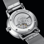 Sternglas "Naos XS Automatic" Women's Watch in Stainless Steel, White Dial