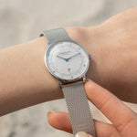 Sternglas "Naos XS Edition Mother of Pearl" Women's Quartz Watch in Steel, White MOP Dial