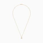 Diamond Cluster Pendant in 14K Yellow Gold, 0.47 ctw view 2