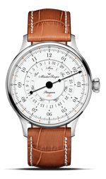 MeisterSinger "Pangaea Day Date 365" Automatic in SS, White Dial