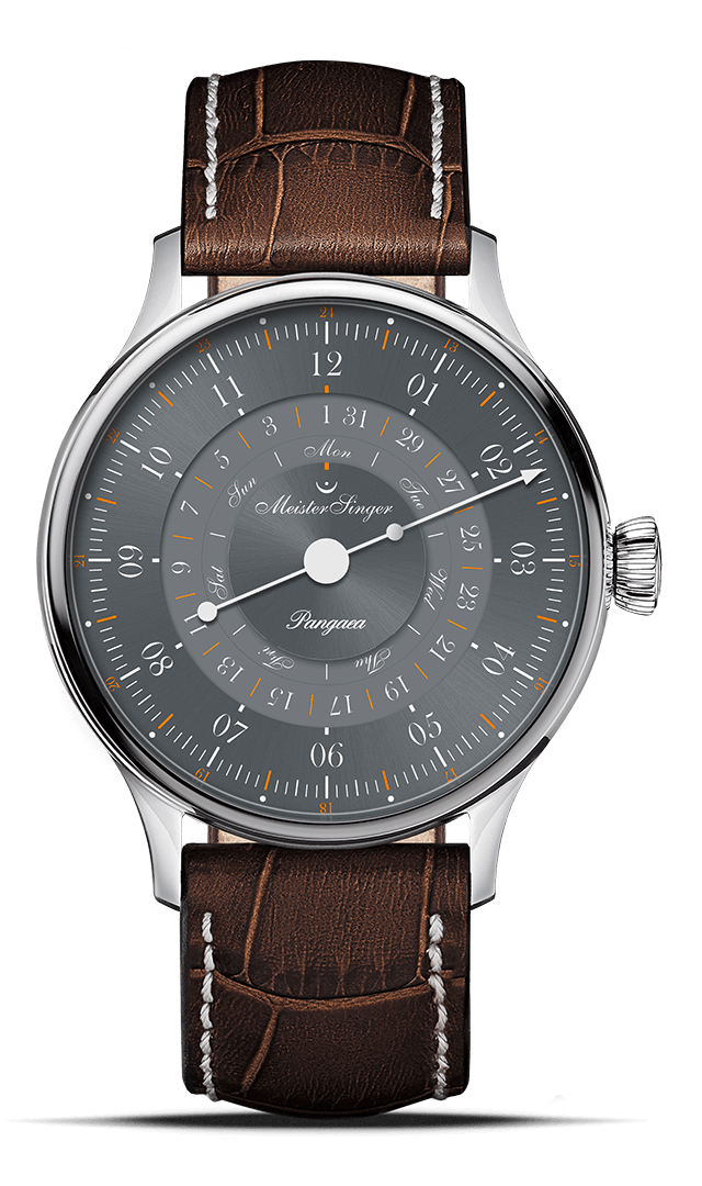MeisterSinger "Pangaea Day Date 365" Automatic in SS, Grey Dial
