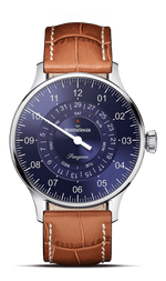 MeisterSinger "Pangaea Day Date" Automatic in SS, Sunburst Blue Dial