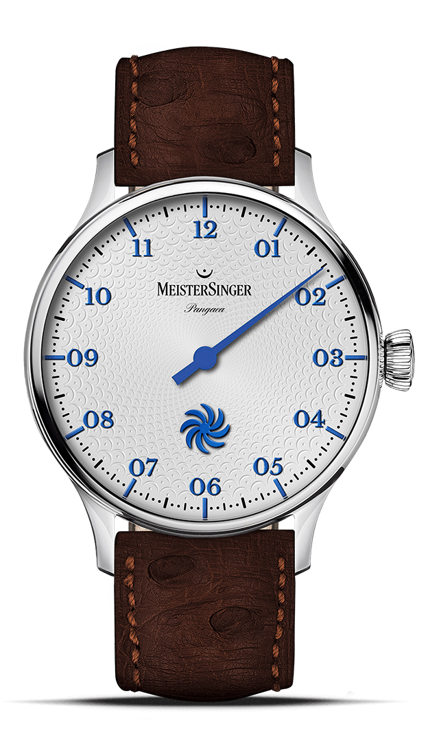 MeisterSinger "Pangaea" Single-Hand Automatic in SS, Silver Fermata Dial