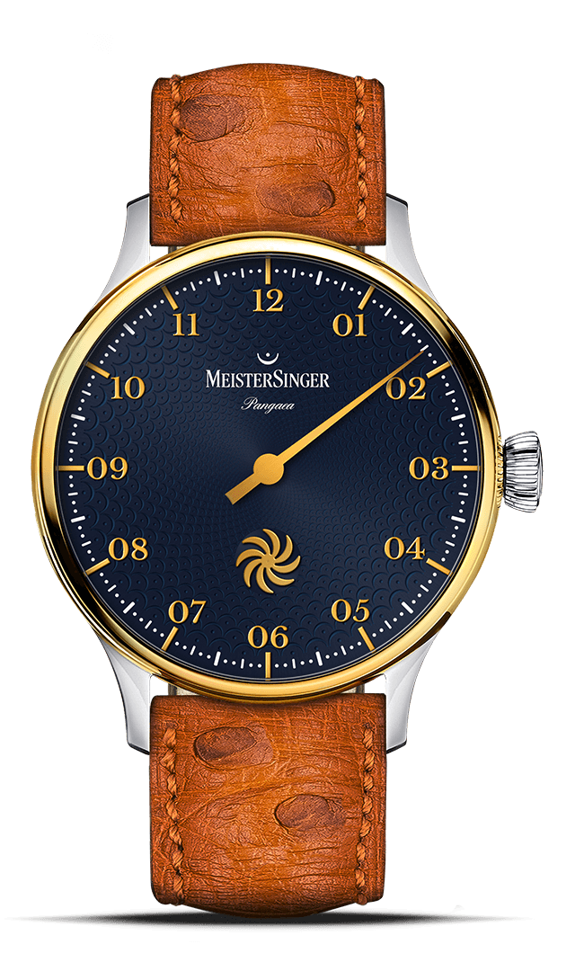 MeisterSinger "Pangaea" Single-Hand Automatic, Steel Blue Fermata Dial PDS917GLG