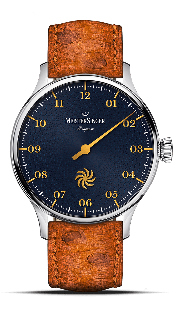 MeisterSinger "Pangaea" Single-Hand Automatic in SS, Steel Blue Fermata Dial