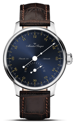 MeisterSinger "Primatic 365" Power Reserve Automatic, Steel Blue & Gold Dial