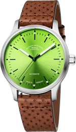 Mühle-Glashütte "Panova" Automatic in SS, Lime Dial