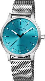 Mühle-Glashütte "Panova" Automatic in SS, Turquoise Dial