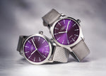 Mühle-Glashütte "Panova" Automatic in SS, Violet Dial