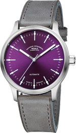 Mühle-Glashütte "Panova" Automatic in SS, Violet Dial