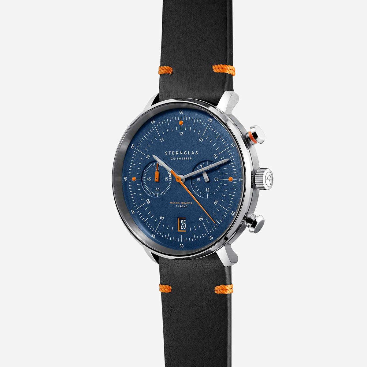 Sternglas "Hamburg Chrono Edition Küste" Quartz Chronograph in Steel, Dark Blue Dial