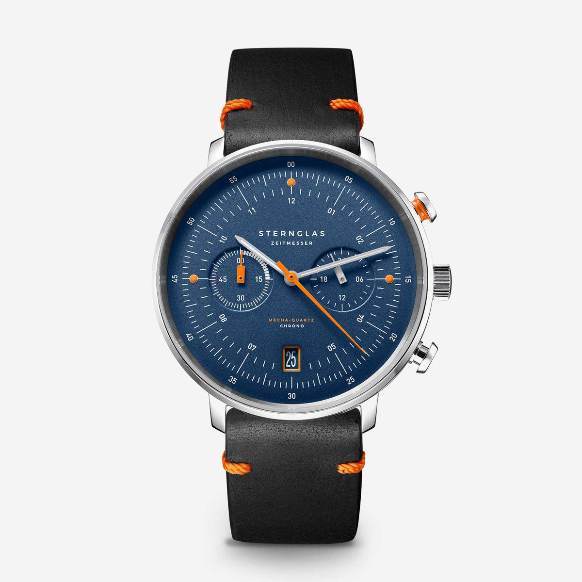 Sternglas "Hamburg Chrono Edition Küste" Quartz Chronograph in Steel, Dark Blue Dial