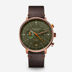 Sternglas "Hamburg Chrono" Quartz Chronograph in Bronze-Tone, Dark Green Dial