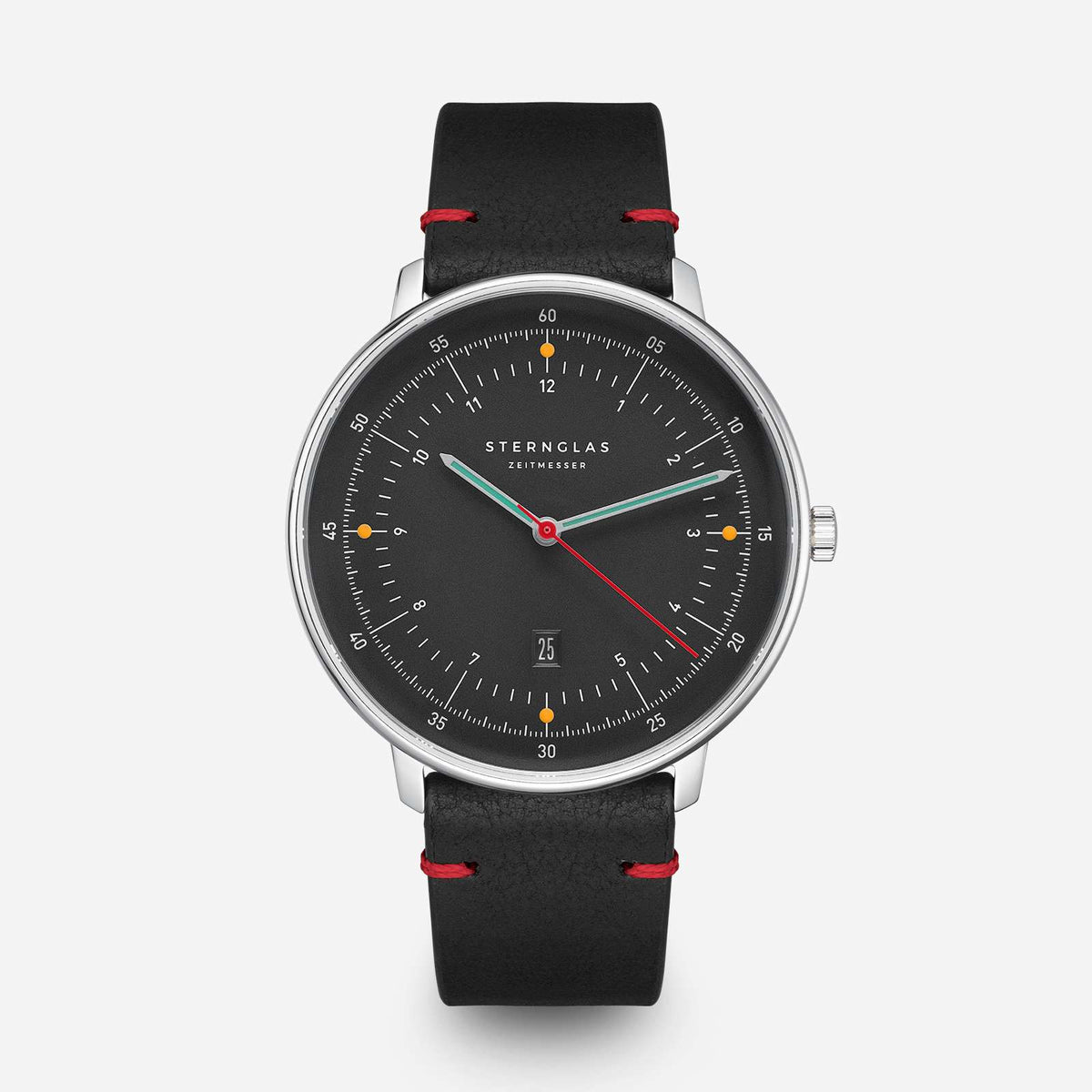 Sternglas "Hamburg Edition Neuwerk 2.0" Quartz Watch in Steel, Storm Grey Dial